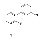 2-fluoro-3-(3-hydroxyphenyl)benzonitrile Structure