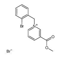 1-(2-bromobenzyl)-3-methoxycarbonylpyridinium bromide结构式