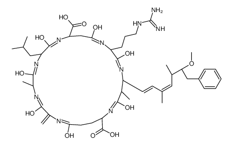 3,7-didesmethylmicrocystin LR Structure