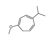 1,3,5-Cycloheptatriene,1-methoxy-4-(1-methylethyl)-(9CI)结构式