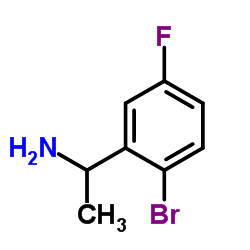 1-(2-Bromo-5-fluorophenyl)ethanamine Structure