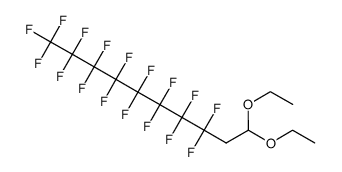 2-(perfluoro-n-octyl)acetaldehyde diethyl acetal structure