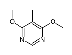 Pyrimidine, 4,6-dimethoxy-5-methyl- Structure