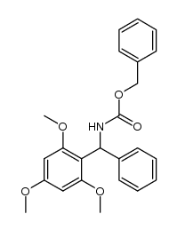 benzyl (phenyl)(2,4,6-trimethoxyphenyl)methylcarbamate结构式