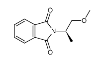 2-((R)-2-methoxy-1-methyl-ethyl)isoindole-1,3-dione结构式