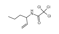 N-(hex-5-en-4-yl)-2,2,2-trichloroacetamide结构式