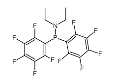 Bis-(Pentafluorphenyl)-diaethylaminophosphin结构式