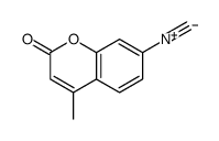 7-isocyano-4-methylchromen-2-one Structure