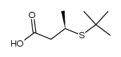 (R)-3-(tert-Butylthio)butyric acid结构式