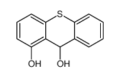 9H-thioxanthene-1,9-diol Structure