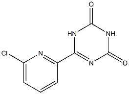 6-(6-chloropyridin-2-yl)-1,3,5-triazine-2,4(1H,3H)-dione structure