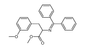 methyl 2-((diphenylmethylene)amino)-3-(3-methoxyphenyl)propanoate Structure