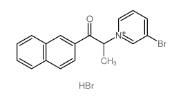 Pyridinium,3-bromo-1-[1-methyl-2-(2-naphthalenyl)-2-oxoethyl]-, hydrobromide (1:1) picture