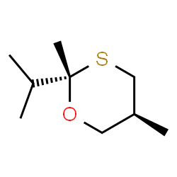 1,3-Oxathiane,2,5-dimethyl-2-(1-methylethyl)-,trans-(9CI) structure