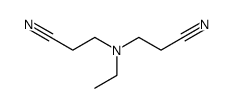 3-[N-(2-cyanoethyl)-N-ethylamino]propionitrile结构式