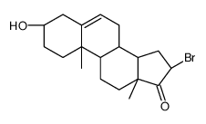 (3S,10R,13S,14S,16R)-16-BROMO-3-HYDROXY-10,13-DIMETHYL-3,4,7,8,9,10,11,12,13,14,15,16-DODECAHYDRO-1H-CYCLOPENTA[A]PHENANTHREN-17(2H)-ONE Structure