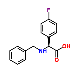 (S)-2-(benzylamino)-2-(4-fluorophenyl)acetic acid Structure