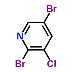 2,5-二溴-3-氯吡啶结构式