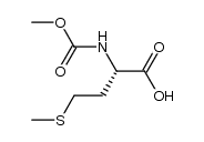 N-Methoxycarbonyl-L-methionine Structure