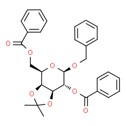Benzyl 3-O,4-O-isopropylidene-β-D-galactopyranoside dibenzoate picture