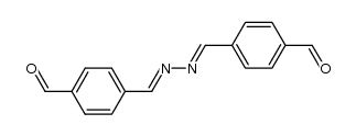 4,4'-(2,3-diaza-buta-1,3-dienediyl)-di-benzaldehyde结构式