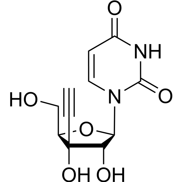 3’-β-C-Ethynyluridine结构式