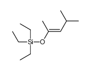 triethyl(4-methylpent-2-en-2-yloxy)silane结构式