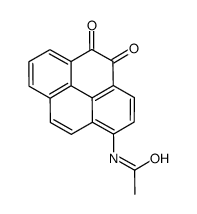 N-(4,5-dioxopyren-1-yl)acetamide Structure