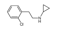 N-[2-(2-chlorophenyl)ethyl]cyclopropanamine Structure