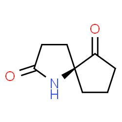 1-Azaspiro[4.4]nonane-2,6-dione,(S)-(9CI) structure