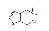 Thieno[2,3-c]pyridine, 4,5,6,7-tetrahydro-5,5-dimethyl- (9CI) structure