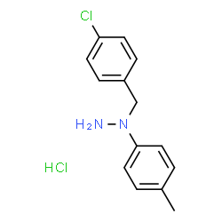 1-(4-CHLOROBENZYL)-1-(P-TOLYL)HYDRAZINE HYDROCHLORIDE结构式