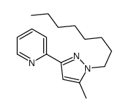 2-(5-methyl-1-octylpyrazol-3-yl)pyridine结构式