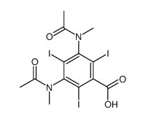 2,4,6-TRIIODO-3,5-BIS(N-METHYLACETAMIDO)BENZOIC ACID结构式