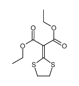 diethyl 2-(1,3-dithiolan-2-ylidene)propanedioate结构式