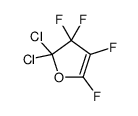 2,2-dichloro-3,3,4,5-tetrafluorofuran结构式