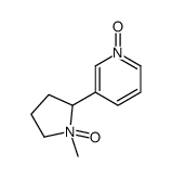 3-[[(2S)-1-Methylpyrrolidine 1-oxide]-2α-yl]pyridine 1-oxide Structure