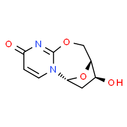 2,5'-脱水-2'-脱氧尿苷结构式
