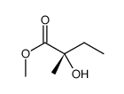 methyl (2S)-2-hydroxy-2-methylbutanoate Structure