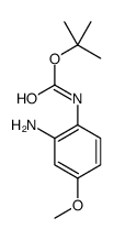 TERT-BUTYL (2-AMINO-4-METHOXYPHENYL)CARBAMATE Structure