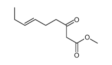 methyl 3-oxonon-6-enoate结构式