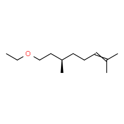 2-Octene, 8-ethoxy-2,6-dimethyl-, (6R)-结构式