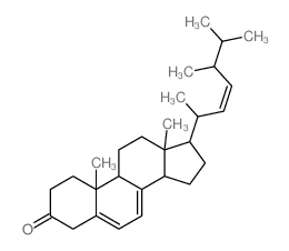 Ergosta-5,7,22-trien-3-one,(22E)- (9CI) structure