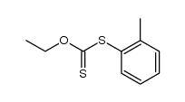 dithiocarbonic acid O-ethyl ester-S-o-tolyl ester结构式