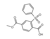 [5-Methoxycarbonyl-2-carboxy-phenyl]-phenyl-sulfon Structure