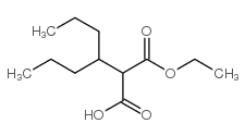 DIPROPYLMALONIC ACID MONOETHYL ESTER structure