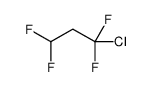 1-chloro-1,1,3,3-tetrafluoropropane Structure