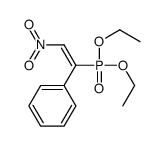 (1-diethoxyphosphoryl-2-nitroethenyl)benzene Structure