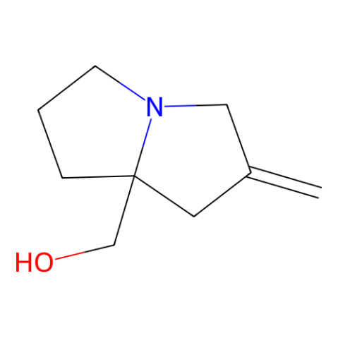 [(8R)-6-methylene-2,3,5,7-tetrahydro-1H-pyrrolizin-8-yl]methanol Structure