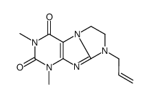8-Allyl-7,8-dihydro-1,3-dimethyl-1H-imidazo[2,1-f]purine-2,4(3H,6H)-dione结构式